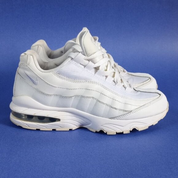 nike air max 95 white metallic silver
